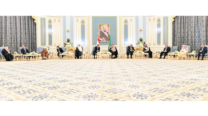الرئيس عبد الفتاح السيسي يلتقي ملك المملكة العربية السعودية وخادم الحرمين الشريفين 8-03-2022