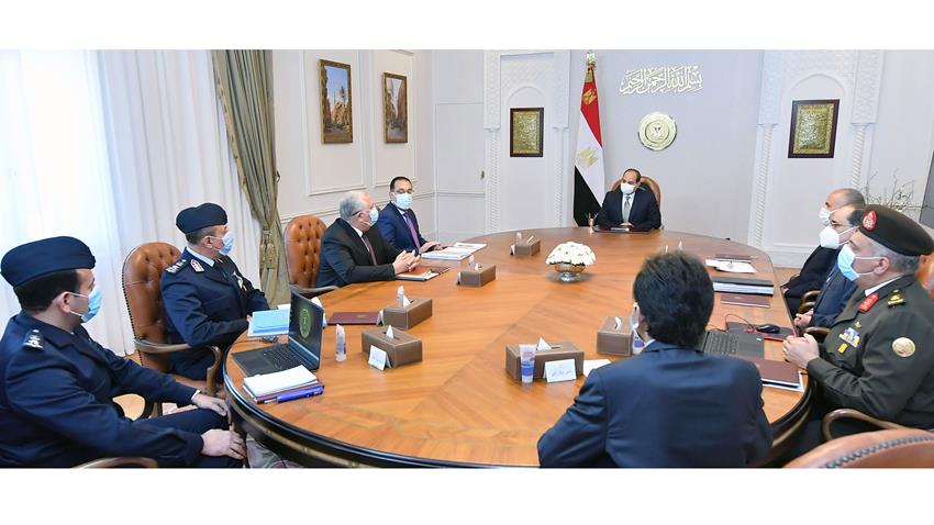 الرئيس عبد الفتاح السيسي يتابع تطورات الموقف التنفيذي للمشروع القومي للإنتاج الزراعي مستقبل مصر