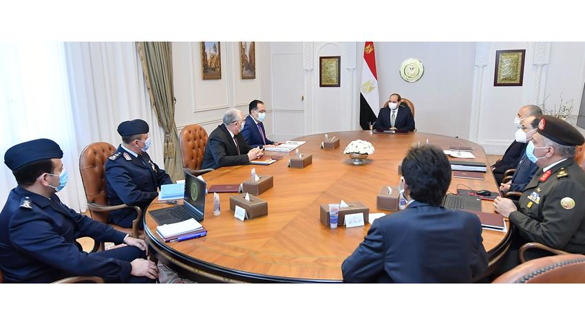 الرئيس عبد الفتاح السيسي يتابع تطورات الموقف التنفيذي للمشروع القومي للإنتاج الزراعي مستقبل مصر