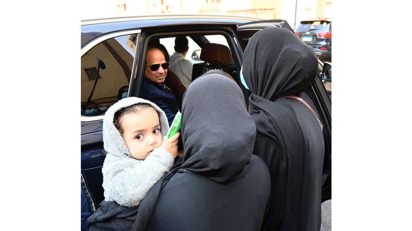 الرئيس عبد الفتاح السيسي يتفقد سير الأعمال بعدد من المشروعات بمنطقة مصر القديمة والقاهرة التاريخية