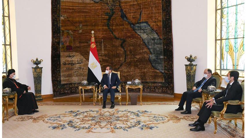 الرئيس عبد الفتاح السيسي يستقبل بطريرك أنطاكيا وسائر المشرق للموارنة