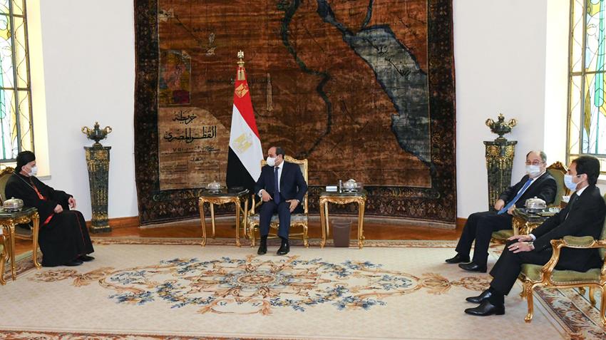 الرئيس عبد الفتاح السيسي يستقبل بطريرك أنطاكيا وسائر المشرق للموارنة