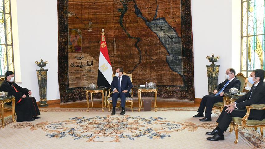 الرئيس عبد الفتاح السيسي يستقبل بطريرك أنطاكيا وسائر المشرق للموارنة