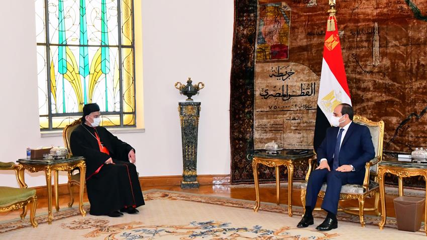 الرئيس عبد الفتاح السيسي يستقبل بطريرك أنطاكيا وسائر المشرق للموارنة