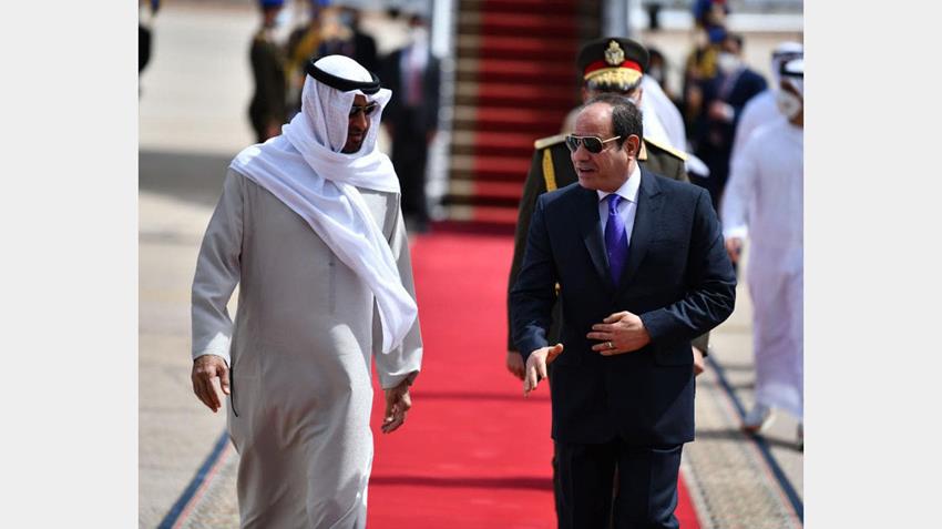 الرئيس عبد الفتاح السيسي يستقبل ولي عهد أبو ظبي 21-3-2022