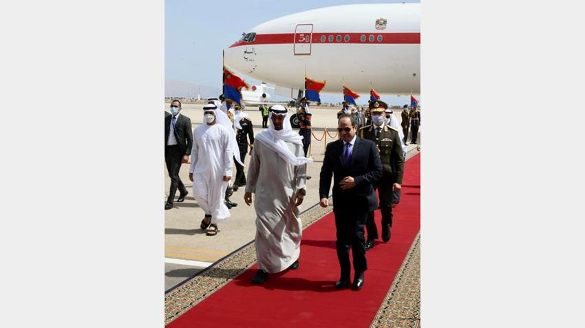 الرئيس عبد الفتاح السيسي يستقبل ولي عهد أبو ظبي 21-3-2022