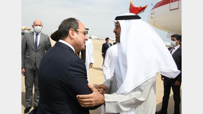 الرئيس عبد الفتاح السيسي يستقبل ولي عهد أبو ظبي 21-3-2022