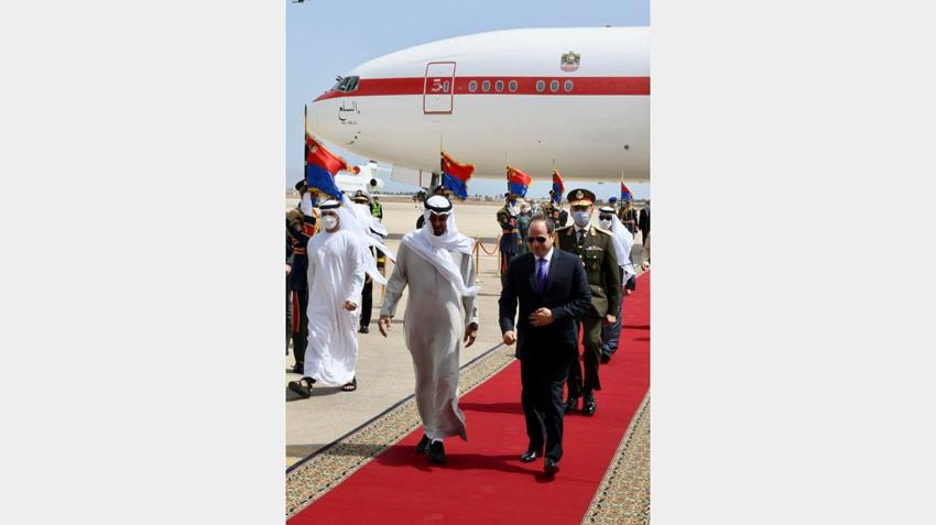الرئيس عبد الفتاح السيسي يستقبل ولي عهد أبو ظبي 21-3-2022
