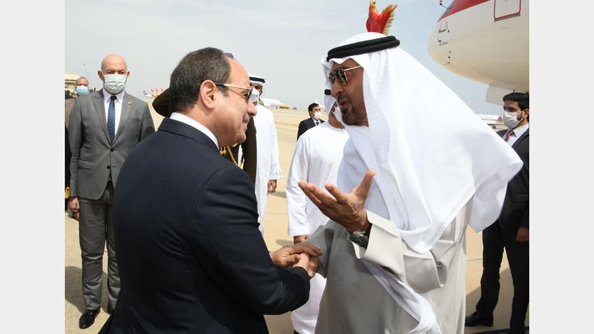 الرئيس عبد الفتاح السيسي يستقبل ولي عهد أبو ظبي 21-3-2022