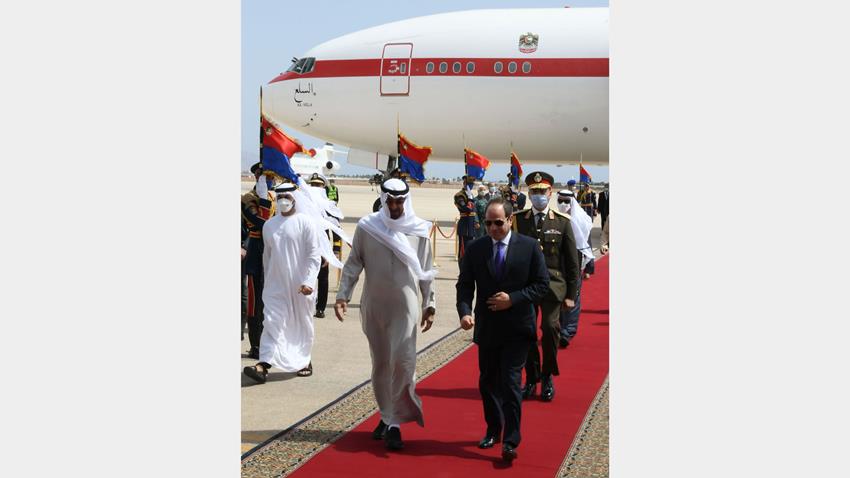 الرئيس عبد الفتاح السيسي يستقبل ولي عهد أبو ظبي 21-3-2022