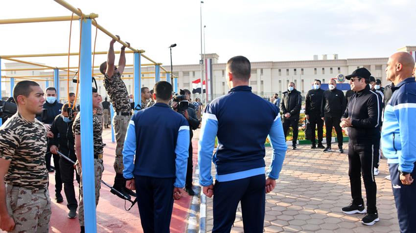 الرئيس عبد الفتاح السيسي يقوم بزيارة تفقديـة لمقـر أكاديميـة الشـرطة24/3/2022