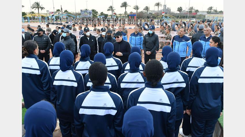الرئيس عبد الفتاح السيسي يقوم بزيارة تفقديـة لمقـر أكاديميـة الشـرطة24/3/2022
