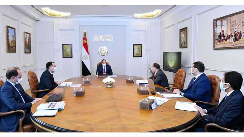 الرئيس عبد الفتاح السيسي يتابع مؤشرات الأداء المالي للموازنة العامة للدولة26/4/2022