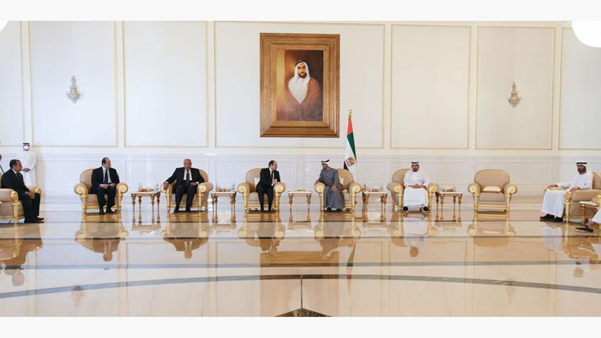 الرئيس عبد الفتاح السيسي يتوجه إلى دولة الإمارات العربية المتحدة لتقديم واجب العزاء 14/5/2022