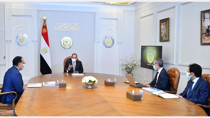 الرئيس عبد الفتاح السيسى يتابع المشروعات القومية الخاصة بقطاع الاتصالات لجذب الاستثمارات15-05-2022