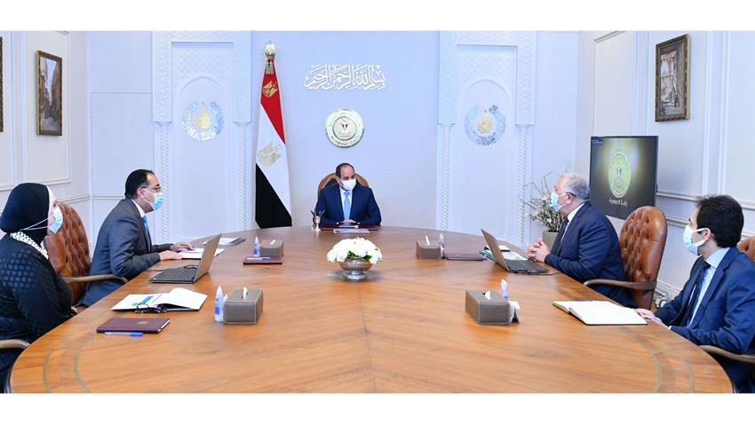 الرئيس عبد الفتاح السيسي يتابع منظومة الصادرات الزراعية المصرية