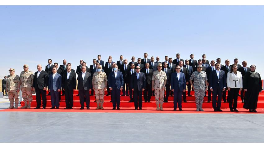 الرئيس عبد الفتاح السيسي يفتتح مشروع مستقبل مصر للإنتاج الزراعي 21/5/2022