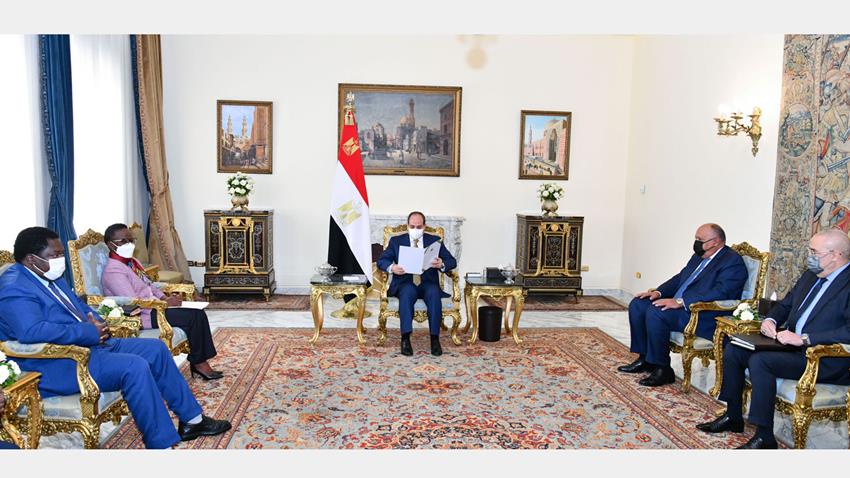 President El-Sisi Receives Tanzania's Foreign Minister