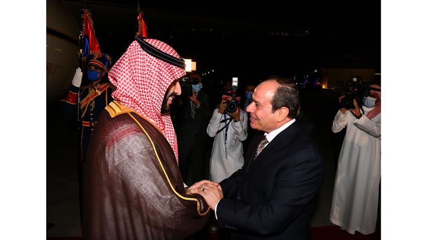 الرئيس عبد الفتاح السيسي يستقبل ولي عهد المملكة العربية السعودية 20-06-2022