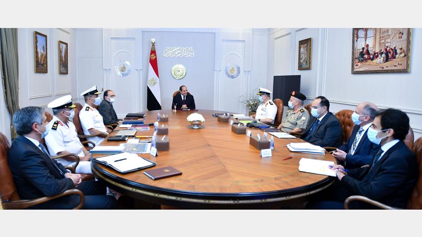 الرئيس عبد الفتاح السيسي يتابع مشروعات تطوير وحماية الشواطئ بمدينة الإسكندرية والساحل الشمالي 23/6/2022