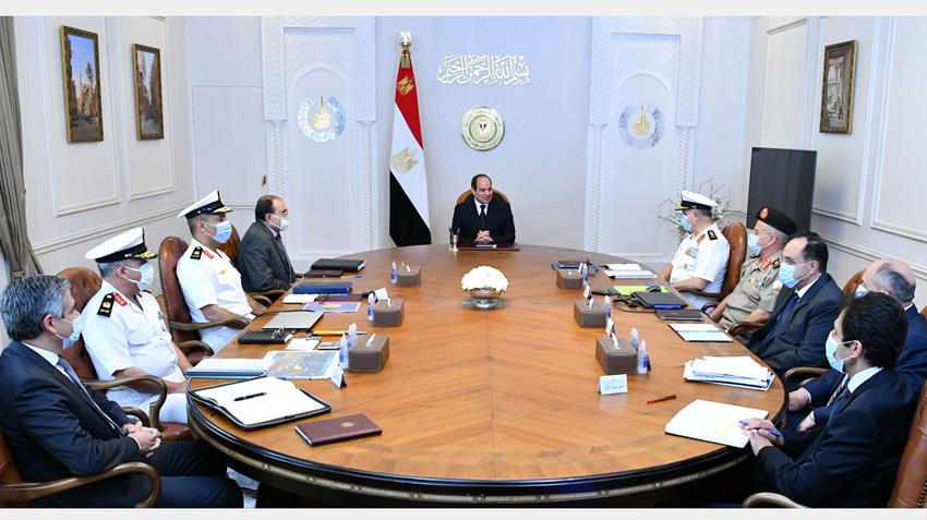 الرئيس عبد الفتاح السيسي يتابع مشروعات تطوير وحماية الشواطئ بمدينة الإسكندرية والساحل الشمالي 23/6/2022