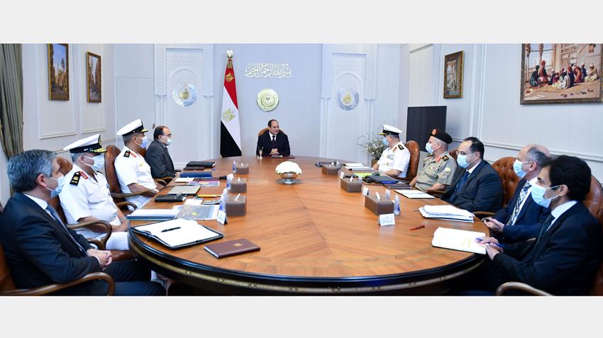 الرئيس عبد الفتاح السيسي يتابع مشروعات تطوير وحماية الشواطئ بمدينة الإسكندرية والساحل الشمالي 23/6/2022