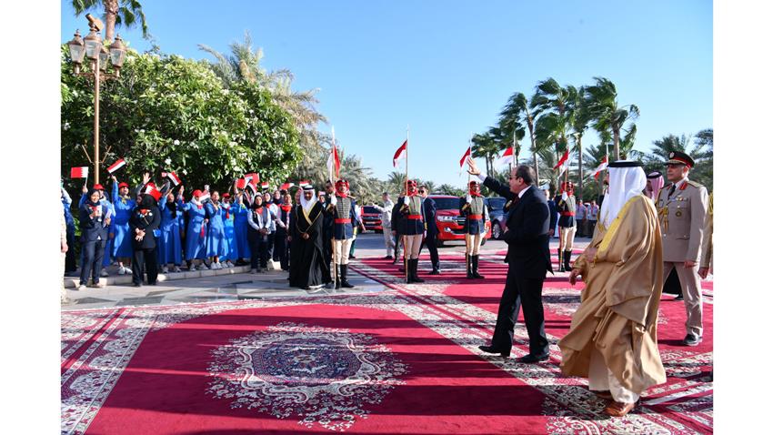 الرئيس عبد الفتاح السيسي يصل للعاصمة البحرينية المنامة 28-6-2022