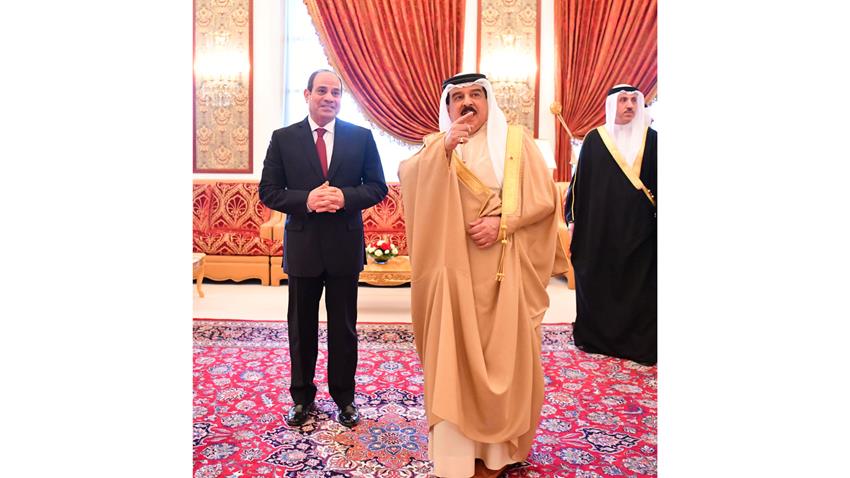 الرئيس عبد الفتاح السيسي يصل إلى العاصمة المنامة 28-6-2022