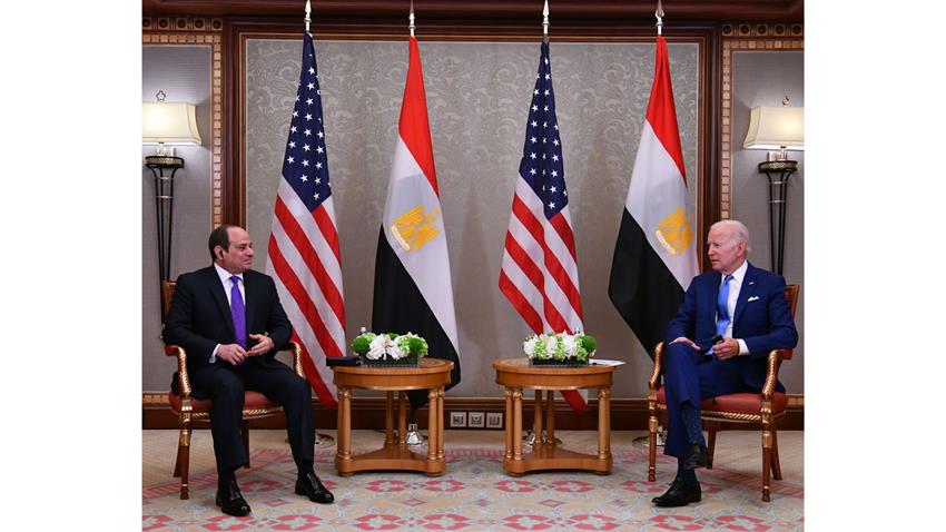 Le Président Al-Sissi rencontre à Djeddah le Président américain Joe Biden