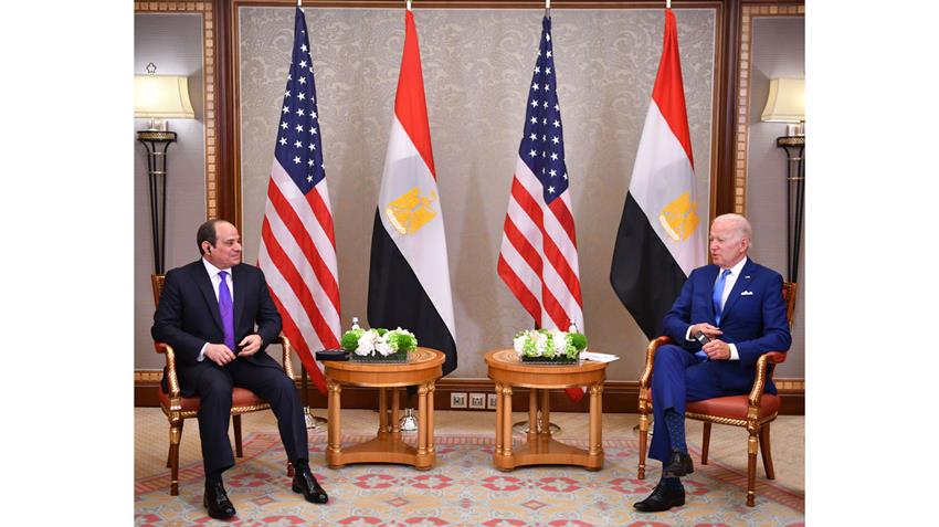 Le Président Al-Sissi rencontre à Djeddah le Président américain Joe Biden