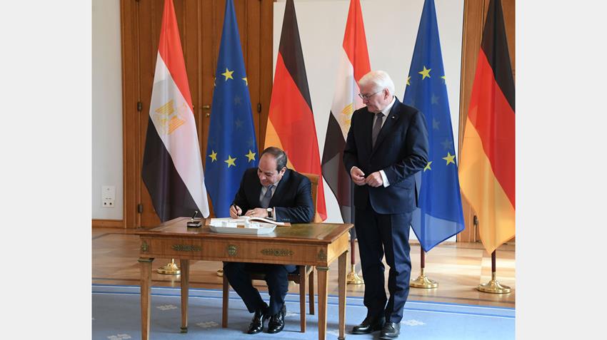الرئيس عبد الفتاح السيسي يلتقي رئيس ألمانيا الاتحادية في برلين 18-07-2022