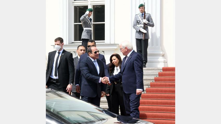 الرئيس عبد الفتاح السيسي يلتقي رئيس ألمانيا الاتحادية في برلين 18-07-2022
