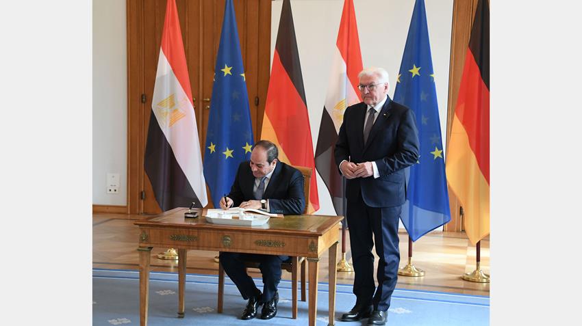 President El-Sisi Meets with President of the Federal Republic of Germany