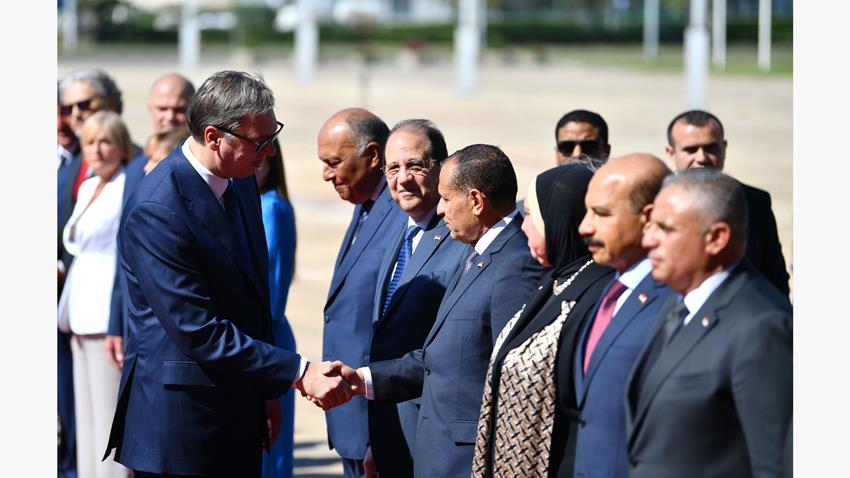 الرئيس عبد الفتاح السيسي يعقد مباحثات على مستوى القمة مع الرئيس الصربي في بلجراد 20/07/2022