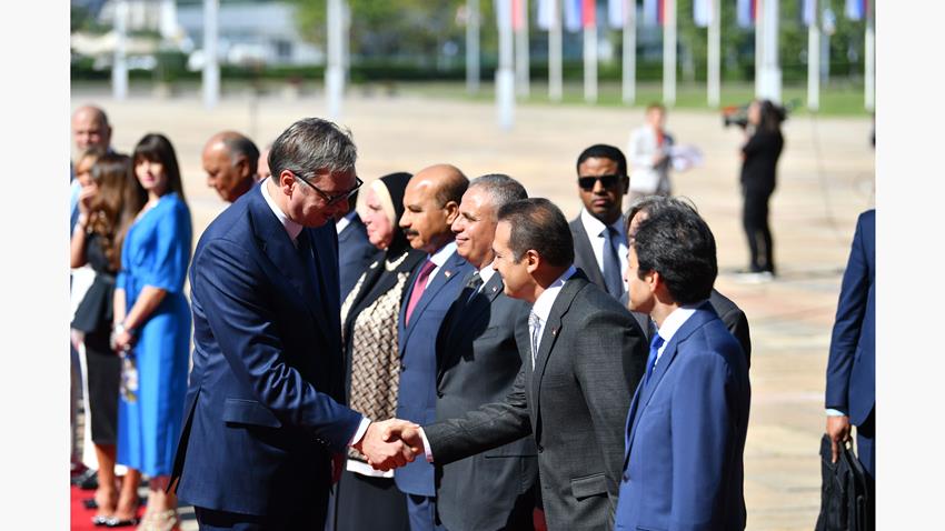الرئيس عبد الفتاح السيسي يعقد مباحثات على مستوى القمة مع الرئيس الصربي في بلجراد 20/07/2022