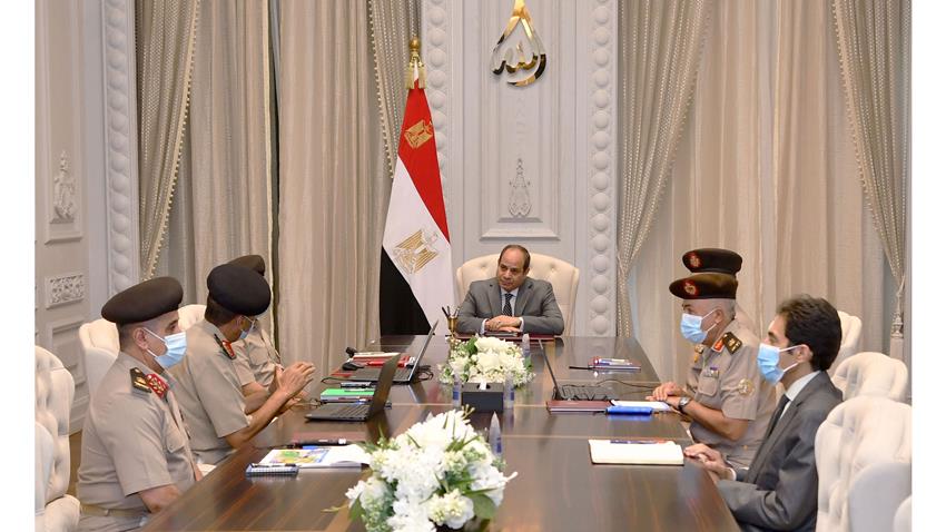 الرئيس عبد الفتاح السيسي يتابع مجمل مشروعات جهاز الخدمة الوطنية على مستوى الجمهورية