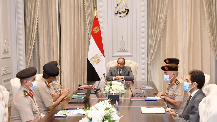 الرئيس عبد الفتاح السيسي يتابع مجمل مشروعات جهاز الخدمة الوطنية على مستوى الجمهورية