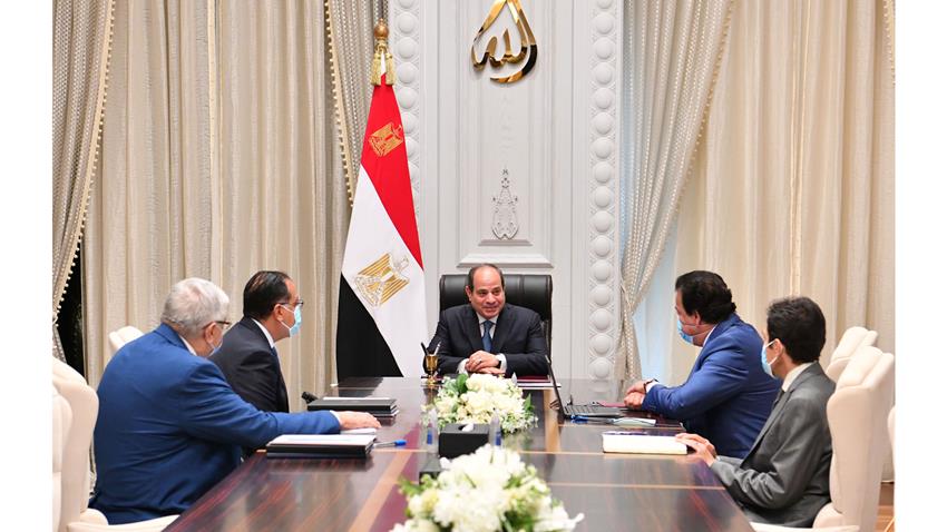 الرئيس عبد الفتاح السيسي يتابع الموقف التنفيذي لعدد من المبادرات الرئاسية