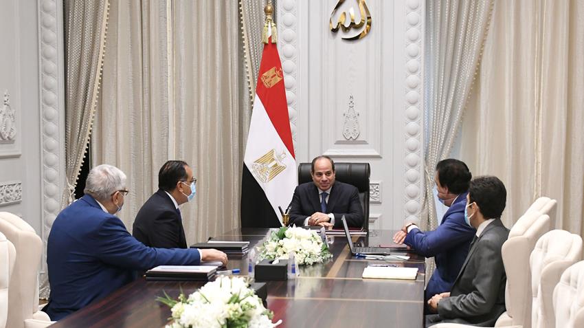 الرئيس عبد الفتاح السيسي يتابع الموقف التنفيذي لعدد من المبادرات الرئاسية