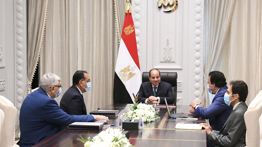 الرئيس عبد الفتاح السيسي يتابع الموقف التنفيذي لعدد من المبادرات الرئاسية