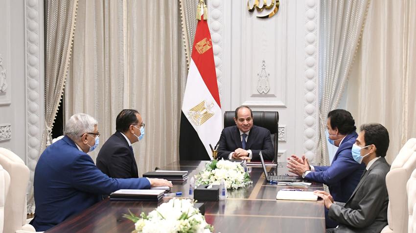 الرئيس عبد الفتاح السيسي يتابع الموقف التنفيذي لعدد من المبادرات الرئاسية