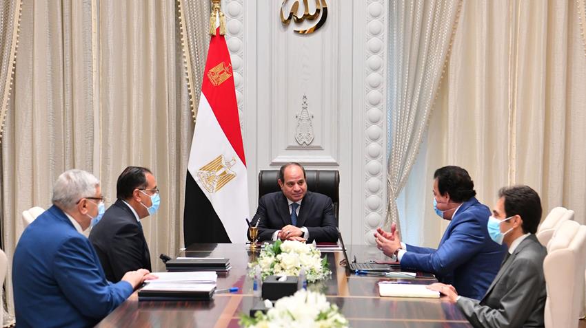 الرئيس عبد الفتاح السيسي يتابع الموقف التنفيذي لعدد من المبادرات الرئاسية