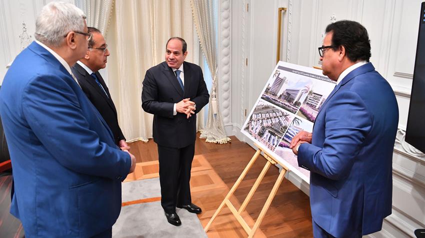 الرئيس عبد الفتاح السيسي يتابع الموقف التنفيذي لعدد من المبادرات الرئاسية