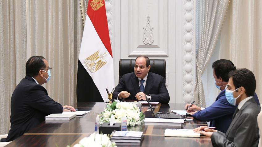 الرئيس عبد الفتاح السيسي يتابع الموقف التنفيذي لعدد من المبادرات الرئاسية