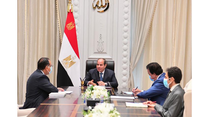 الرئيس عبد الفتاح السيسي يتابع الموقف التنفيذي لعدد من المبادرات الرئاسية