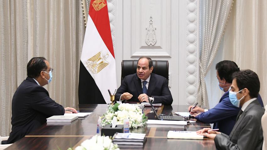 الرئيس عبد الفتاح السيسي يتابع الموقف التنفيذي لعدد من المبادرات الرئاسية