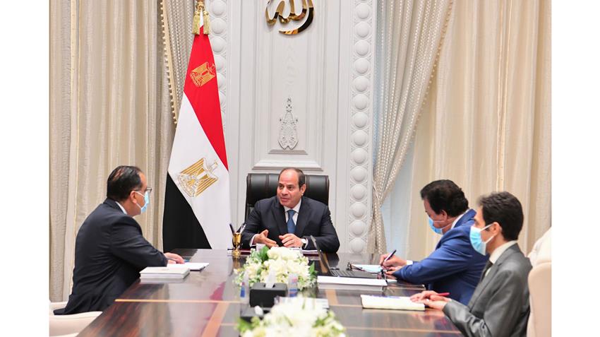 الرئيس عبد الفتاح السيسي يتابع الموقف التنفيذي لعدد من المبادرات الرئاسية