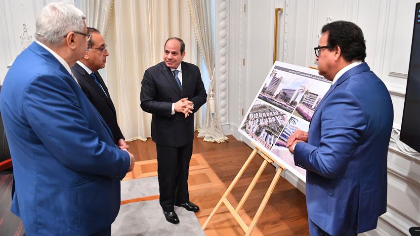 الرئيس عبد الفتاح السيسي يتابع الموقف التنفيذي لعدد من المبادرات الرئاسية