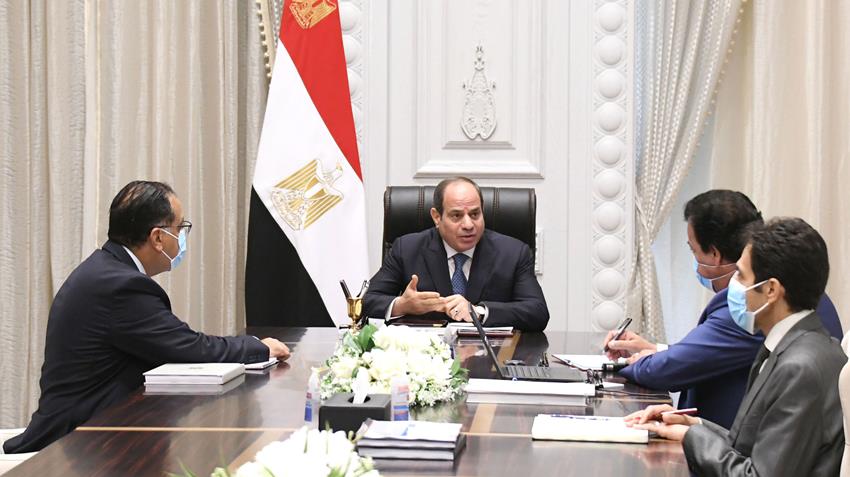 الرئيس عبد الفتاح السيسي يتابع الموقف التنفيذي لعدد من المبادرات الرئاسية