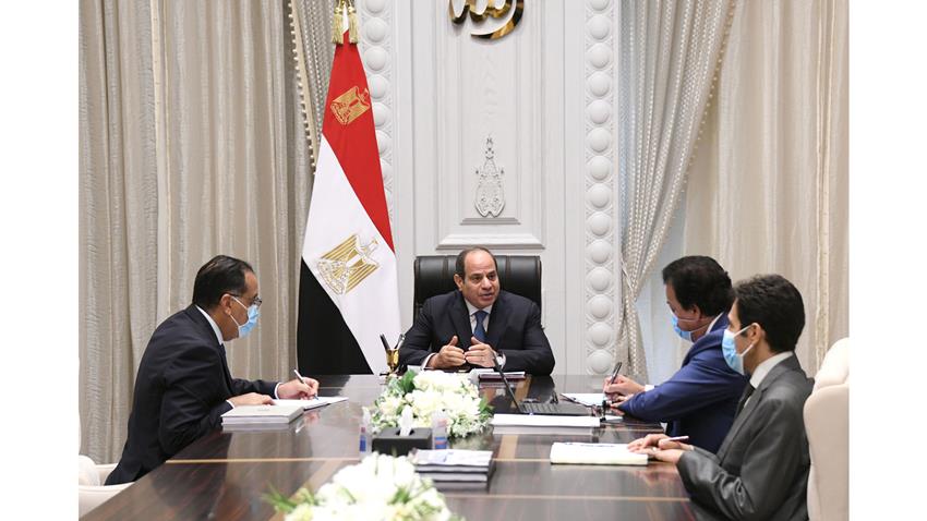 الرئيس عبد الفتاح السيسي يتابع الموقف التنفيذي لعدد من المبادرات الرئاسية